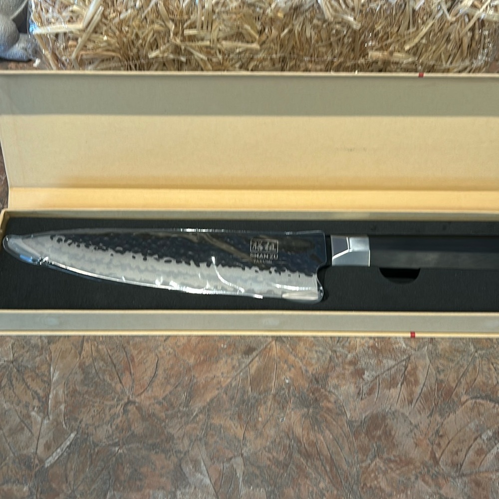 SHAN ZU 8” Japanese hand forged kitchen chef knife